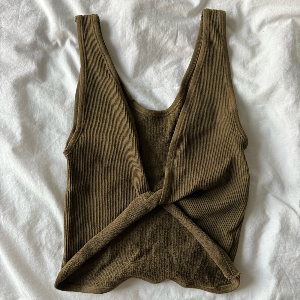 urban outfitters olive green tank NWOT